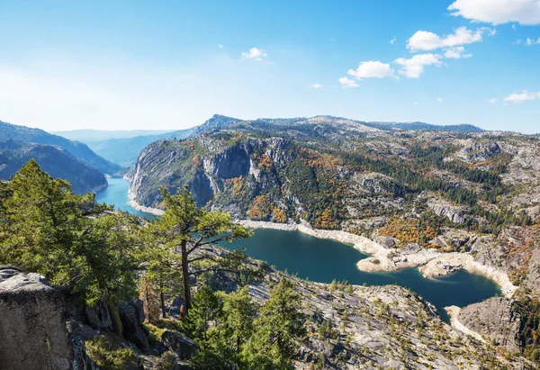 Vista Panorâmica Serra Nevada Queda Paisagem Folhagem Califórnia Eua — Fotografia de Stock