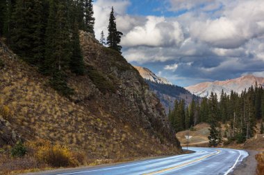 Colorado 'daki Dağ Manzarası Rocky Dağları, Colorado, ABD.
