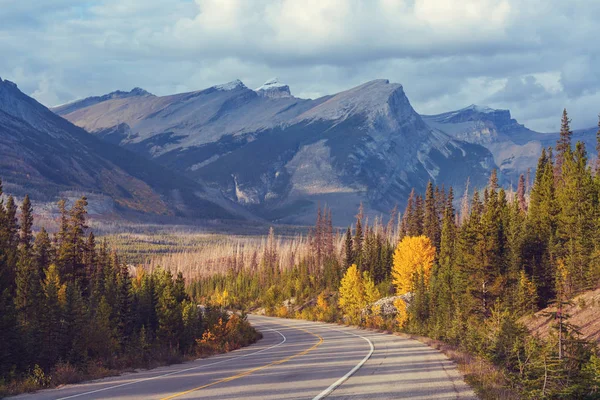 Красивый Осенний Сезон Канадских Горах Осенний Фон — стоковое фото