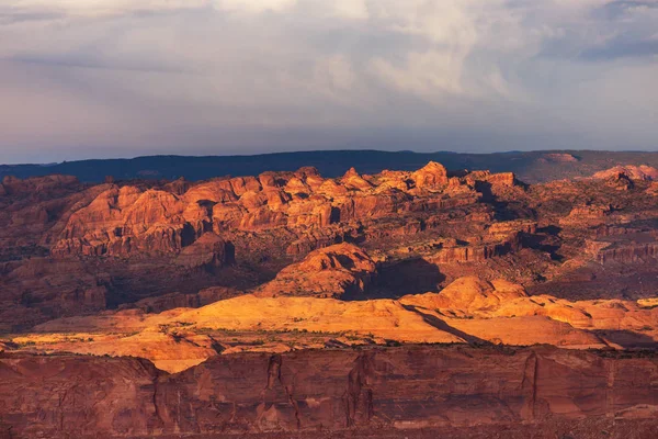 Sandstensformationer Utah Usa Vackra Ovanliga Landskap — Stockfoto