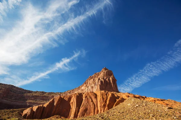 Paesaggi Americani Prateria Nella Stagione Autunnale Utah Usa — Foto Stock