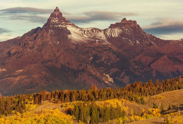 Pozdní Podzimní Období Horách — Stock fotografie