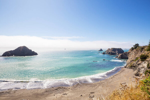 Pacific Coast in California, USA