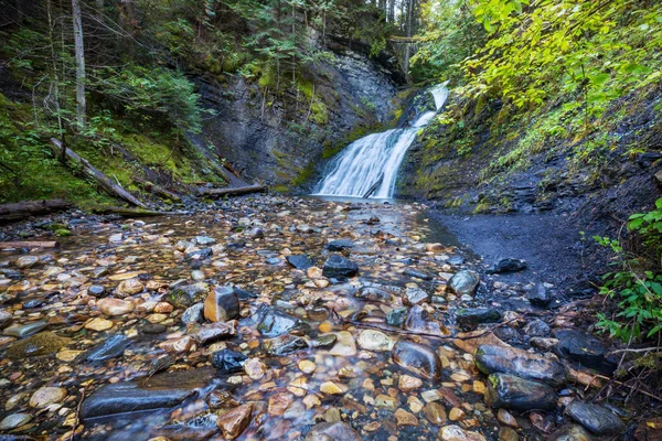 Waterfall Beautiful Green Forest — Stock Photo, Image