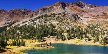 Colorado 'daki Dağ Manzarası Rocky Dağları, Colorado, ABD.