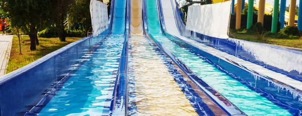 Blue Waterpark Sky Background — Stock Photo, Image