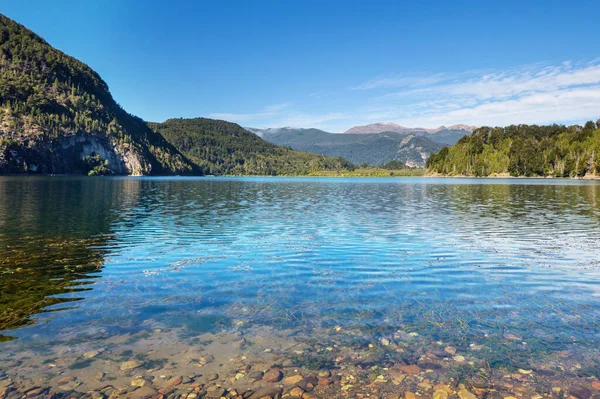 巴塔哥尼亚美丽的山景 阿根廷 南美洲的山区湖 — 图库照片