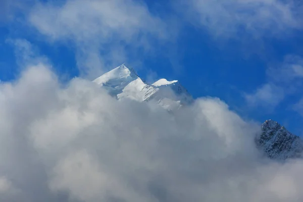 Muhteşem Aoraki Dağı Manzarası Aşçı Fron Gölü Matheson Yeni Zelanda — Stok fotoğraf