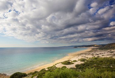 Kuzey Kıbrıs 'ta güzel plaj