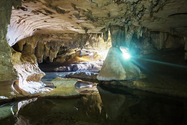 Ασυνήθιστα Τοπία Σπηλαίων Στη Νέα Ζηλανδία — Φωτογραφία Αρχείου