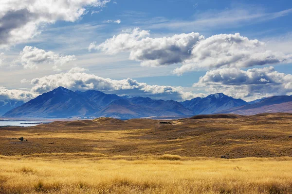 Όμορφα Φυσικά Τοπία Στο Mount Cook National Park South Island — Φωτογραφία Αρχείου