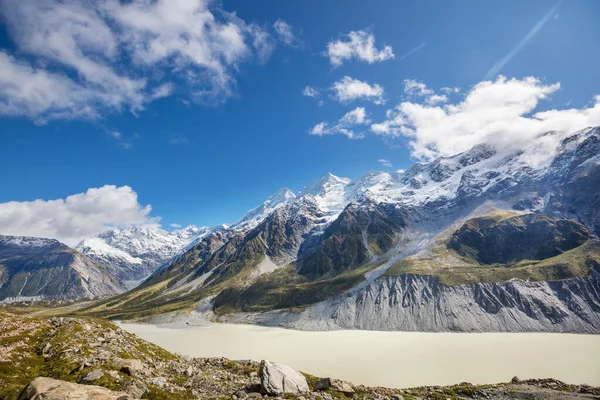 Schöne Naturlandschaften Mount Cook Nationalpark Südinsel Neuseeland — Stockfoto