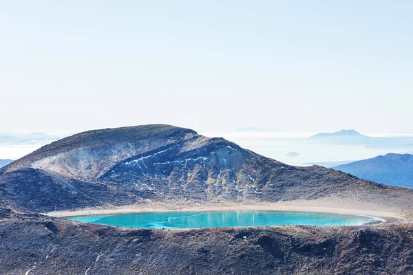 Amazing Emerald Lakes Tongariro Crossing Track Tongariro National Park New — Stock Photo, Image