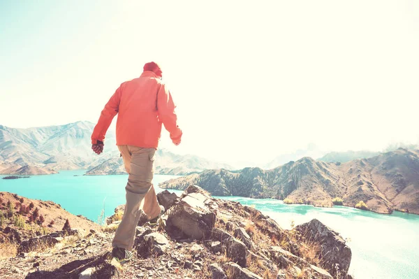 Wandelen Kamperen Nieuw Zeeland Reis Avontuurconcept — Stockfoto