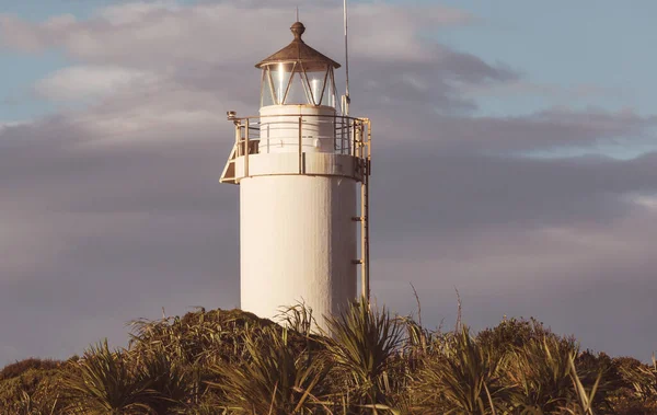 Phare Dans Côte Pacifique Nouvelle Zélande — Photo