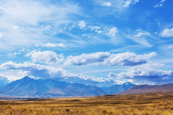 Beaux Paysages Naturels Dans Parc National Mont Cook Île Sud — Photo