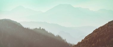 North Cascade Range, Washington / ABD 'de güzel bir dağ zirvesi.
