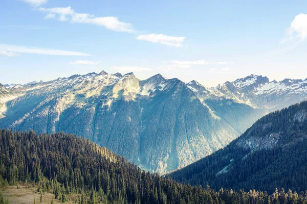 Belo Pico Montanha North Cascade Range Washington Eua — Fotografia de Stock