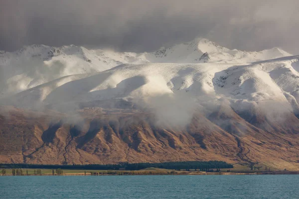 Gyönyörű Természeti Tájak Mount Cook Nemzeti Parkban South Island Zéland — Stock Fotó