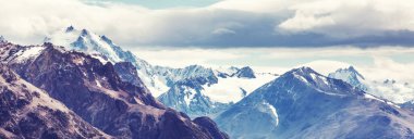 Güney Arjantin 'deki Patagonya manzaraları. Güzel doğal manzaralar..