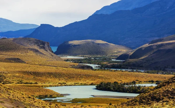 Lindas Paisagens Montanhosas Patagônia Lago Montanhas Argentina América Sul — Fotografia de Stock