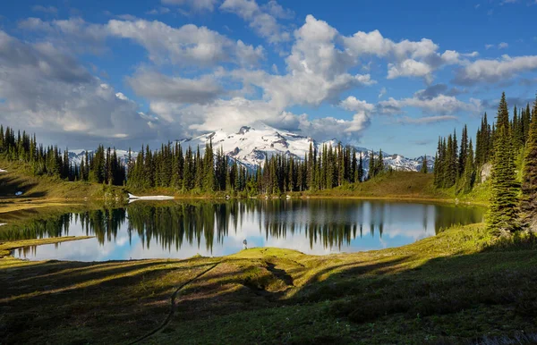 Image Lac Glacier Peak Washington États Unis — Photo