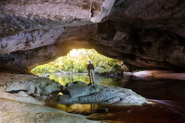 Paisajes Rupestres Inusuales Nueva Zelanda —  Fotos de Stock