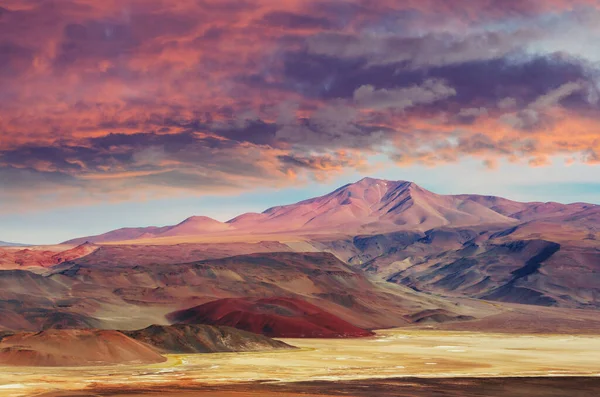 Adembenemend Panorama Uitzicht Altiplano Gebergte Zuid Amerika Argentinië — Stockfoto
