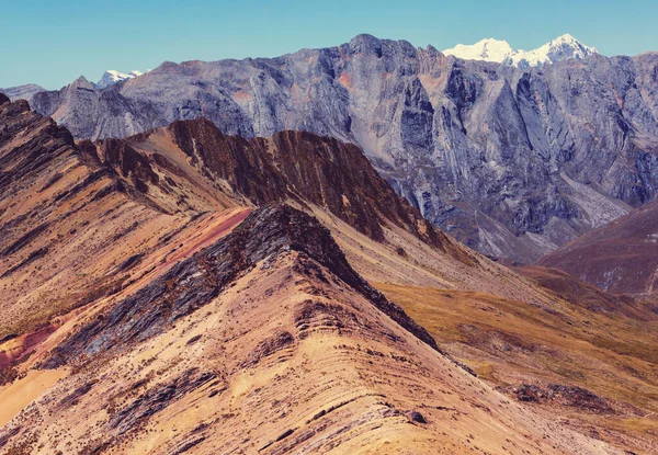 Vackra Berg Landskap Cordillera Huayhuash Peru Sydamerika — Stockfoto