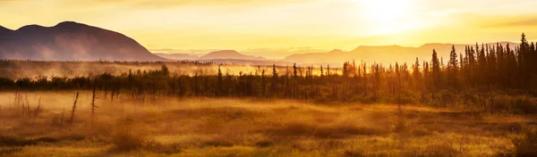 Niebla Las Altas Montañas Hermosos Paisajes Naturales — Foto de Stock