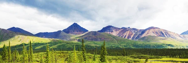 Lac Sérénité Dans Toundra Alaska — Photo