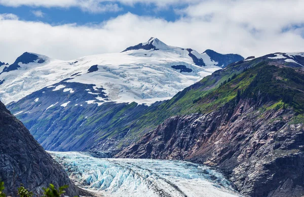 Γραφική Θέα Στο Βουνό Στο Canadian Rockies Κατά Θερινή Περίοδο — Φωτογραφία Αρχείου