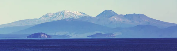 Belo Lago Taupo Nova Zelândia — Fotografia de Stock