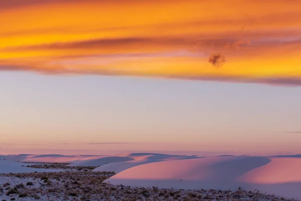 Wydmy White Sands Nowym Meksyku Usa — Zdjęcie stockowe