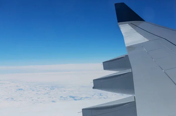 Flügelflugzeug Während Des Fluges Der Höhe — Stockfoto