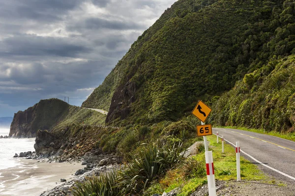 Hermosos Paisajes Playa Del Océano Nueva Zelanda Inspirando Fondo Natural — Foto de Stock