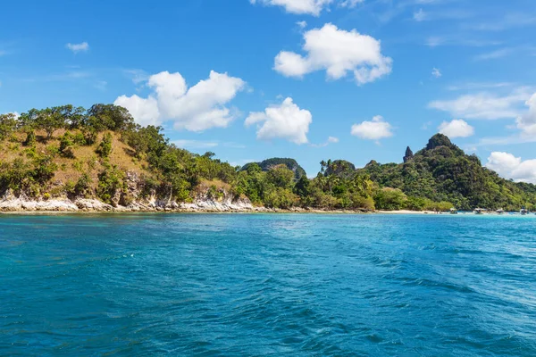 Amazing Scenic View Sea Bay Mountain Islands Palawan Philippines Holiday — Stock Photo, Image