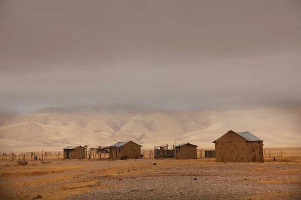 Cabanas Autênticas Deserto Africano Namíbia — Fotografia de Stock