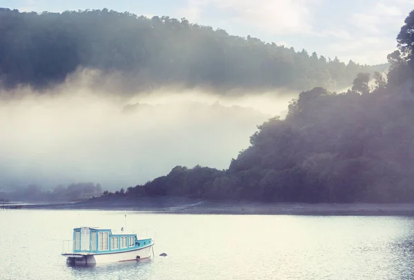 Paesaggi Naturali Incredibili Nuova Zelanda Montagne Lago Tramonto — Foto Stock