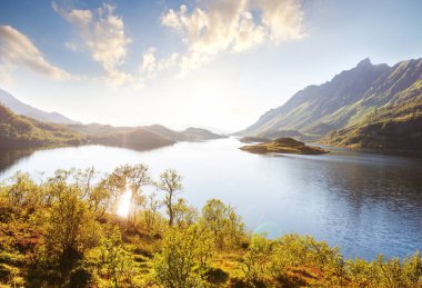 Kuzey Norveç 'in resimli manzaraları