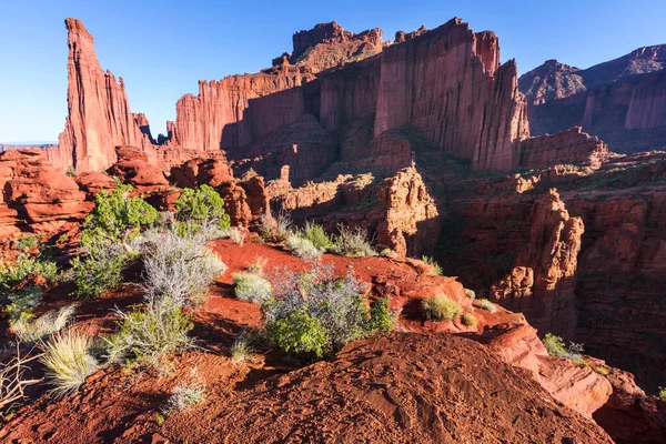 Wieże Rybackie Utah Niezwykłe Krajobrazy Przyrodnicze — Zdjęcie stockowe