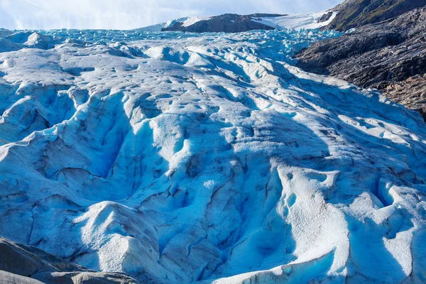 Norveç Svartisen Buzulu Manzarası — Stok fotoğraf