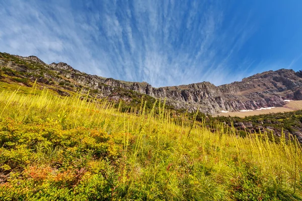 Живописные Скалистые Вершины Ледникового Национального Парка Монтана Сша Красивые Природные — стоковое фото
