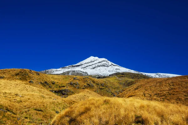 タラナキ山 エグモント山 Mount Taranaki Mount Egmont Egmont National Park North — ストック写真