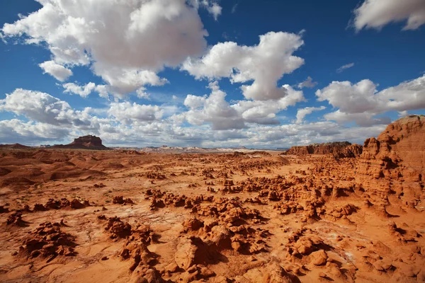 Ongebruikelijke Natuurlijke Landschappen Goblin Valley Utah Verenigde Staten — Stockfoto