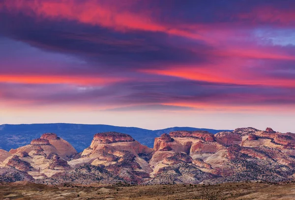 Sandstensformationer Utah Usa Vackra Ovanliga Landskap — Stockfoto