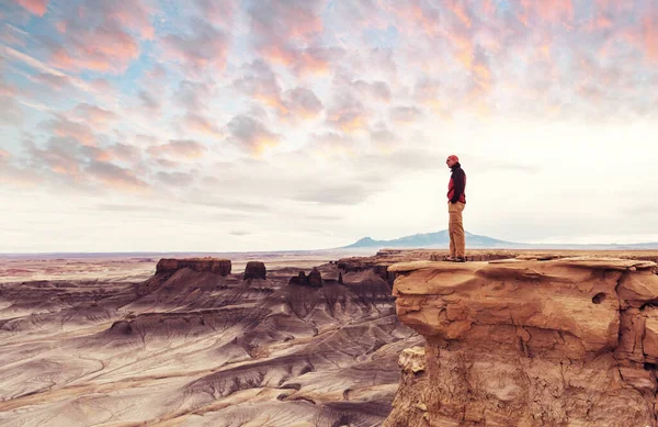 Randonnée Dans Les Montagnes Utah Randonnée Dans Des Paysages Naturels — Photo