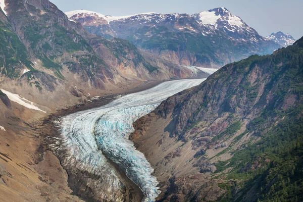 Laxglaciär Stewart Kanada — Stockfoto