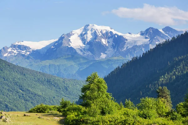 Высокие Горы Кавказа Сванетия Грузия — стоковое фото