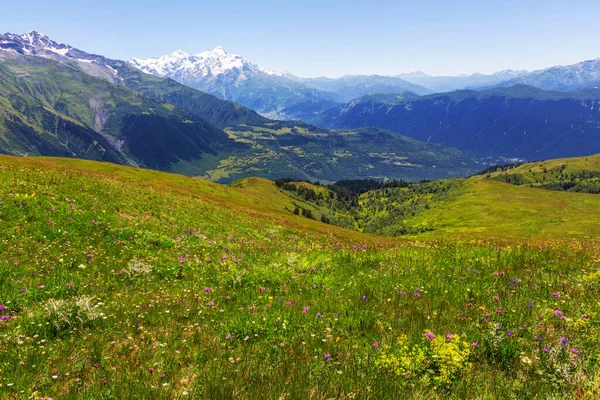 Vysoké Kavkazské Hory Svaneti Georgia — Stock fotografie